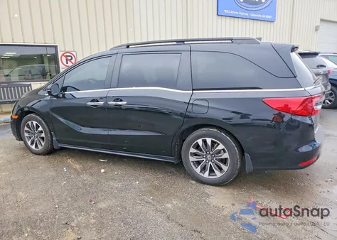 2022 Honda Odyssey Exl z USA, uszkodzony, nr VIN 5FNRL6H7XNB028643